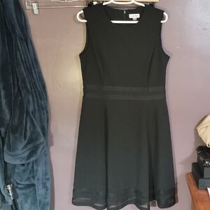 Calvin Klein Black Sleeveless Dress